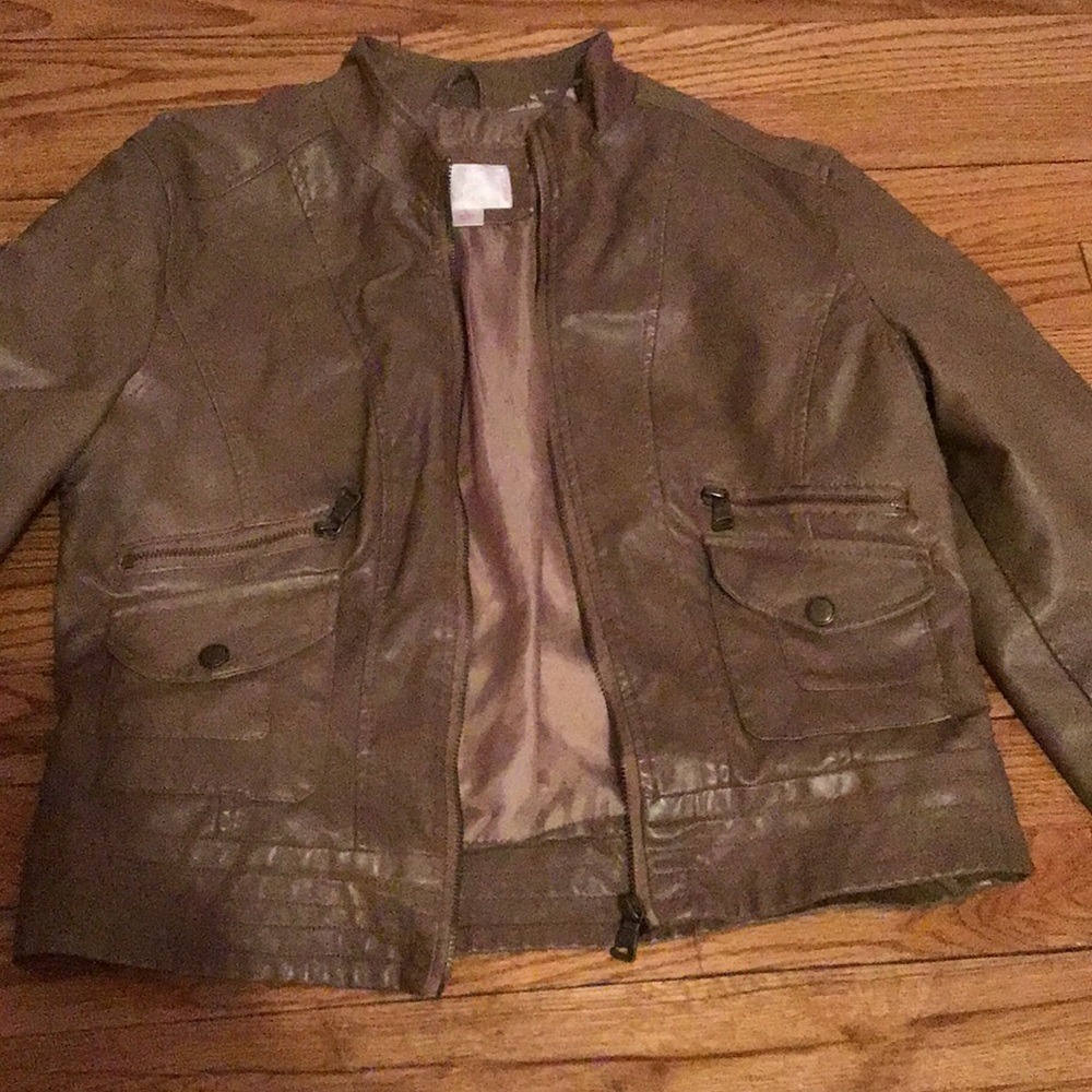Juniors Leather Jacket